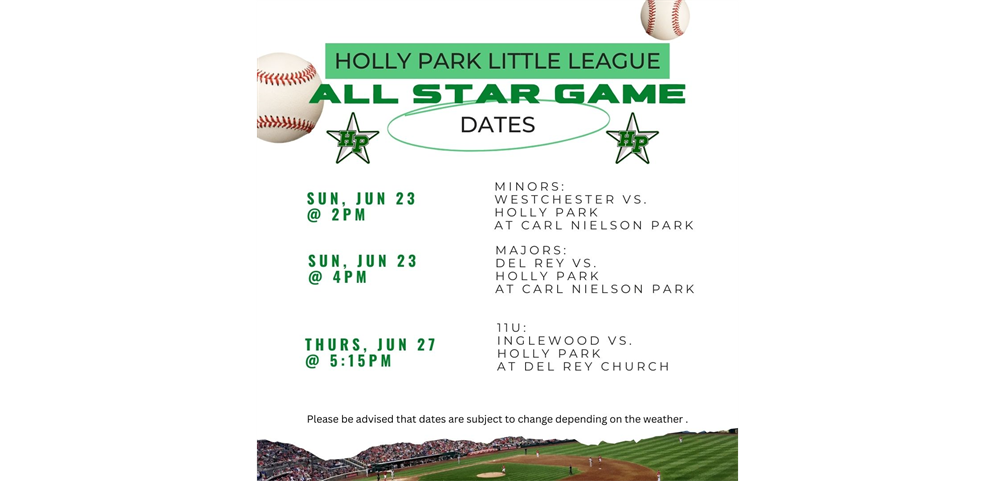 All Star Game Schedule 